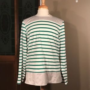 Parke & Ronen "Surfside" Striped Long-Sleeve Tee